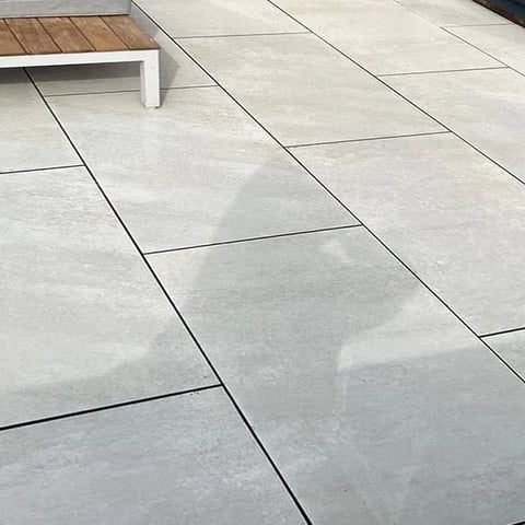 Porcelain patio